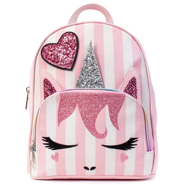 OMG! Striped Unicorn Mini Backpack